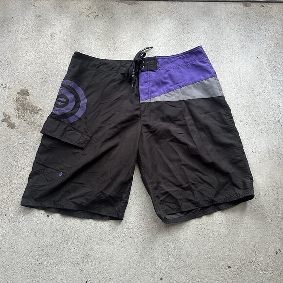Y2K Split Surf Skate Swim Trunks Men’s 38 - Picture 1 of 5